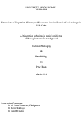 Cover page: Interactions of Vegetation, Climate, and Ecosystem Services From Leaf to Landscape in U.S. Cities