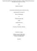 Cover page: Experimental and Theoretical Studies of the Effects of Ti(IV) Tetrahedral Distortion on Adsorption and Catalysis by Ti/SiO2