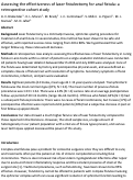 Cover page: Assessing the effectiveness of laser fistulectomy for anal fistula: a retrospective cohort study.