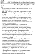 Cover page: HIGHER SERUM PHOSPHORUS AND RISK OF ANEMIA IN A NON CKD POPULATION