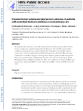 Cover page: Elevated homocysteine and depression outcomes in patients with comorbid medical conditions in rural primary care.