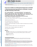 Cover page: Exposure to umbilical cord management approaches and death or neurodevelopmental impairment at 22-26 months corrected age after extremely preterm birth.