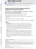 Cover page: Pregnancy-specific anxiety and gestational length: The mediating role of diurnal cortisol indices