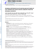 Cover page: Regional differences in use and outcomes of left ventricular assist devices: Insights from the Interagency Registry for Mechanically Assisted Circulatory Support Registry