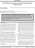 Cover page: Fatal Metformin Overdose Presenting with Progressive Hyperglycemia