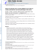 Cover page: Impact of oviductal versus ovarian epithelial cell of origin on ovarian endometrioid carcinoma phenotype in the mouse