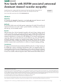 Cover page: New family with HSPB8-associated autosomal dominant rimmed vacuolar myopathy