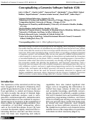 Cover page: Conceptualizing a Genomics Software Institute (GSI).