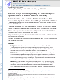 Cover page: Behavior change after fentanyl testing at a safe consumption space for women in Northern Mexico: A pilot study