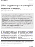 Cover page: Combined associations of 25-hydroxivitamin D and parathyroid hormone with diabetes risk and associated comorbidities among U.S. white and black women