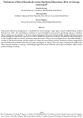 Cover page: Violations of Moral Standards versus Emotional Reactions: How is Outrage Generated?