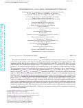 Cover page: Measurements of Ω and Λ from 42 High-Redshift Supernovae