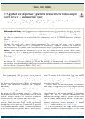 Cover page: EUS-guided portal pressure gradient measurement with a simple novel device: a human pilot study