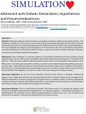 Cover page: Adolescent with Diabetic Ketoacidosis, Hypothermia and Pneumomediastinum