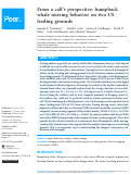 Cover page: From a calfs perspective: humpback whale nursing behavior on two US feeding grounds.