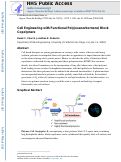 Cover page: Cell Engineering with Functional Poly(oxanorbornene) Block Copolymers