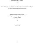 Cover page: How to Identify Who Is the Chief Executive Officer in the Unconstructed Financial Reports - Use the Proxy Statements from Tesla as an Example