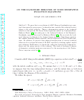 Cover page: On the backward behavior of some dissipative evolution equations