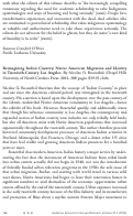 Cover page: Reimagining Indian Country: Native American Migration and Identity in Twentieth-Century Los Angeles. By Nicolas G. Rosenthal.