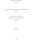 Cover page: Social Relationships, Inflammation, and Cognitive Function among Older Mexican Americans