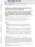 Cover page: Identification of risk factors associated with leptomeningeal disease after resection of brain metastases.