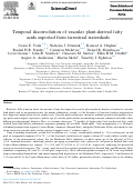 Cover page: Temporal deconvolution of vascular plant-derived fatty acids exported from terrestrial watersheds