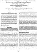 Cover page: Harmonics co-occurrences bootstrap pitch and tonality perception in music: Evidence from a statistical unsupervised learning model