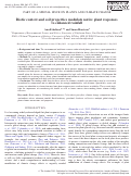 Cover page: Biotic context and soil properties modulate native plant responses to enhanced rainfall