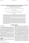 Cover page: A numerical study of early summer regional climate and weather over LSA-east. Part I: Model implementation and verification