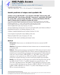 Cover page: Genetic predictors of relapse rate in pediatric MS