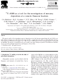 Cover page: 14C-AMS as a tool for the investigation of mercury deposition at a remote Amazon location