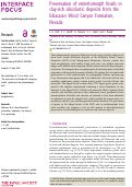 Cover page: Preservation of erniettomorph fossils in clay-rich siliciclastic deposits from the Ediacaran Wood Canyon Formation, Nevada