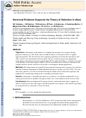 Cover page: Hormonal Evidence Supports the Theory of Selection in Utero