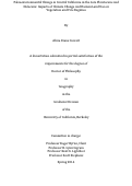 Cover page: Paleoenvironmental Change in Central California in the Late Pleistocene and Holocene: Impacts of Climate Change and Human Land Use on Vegetation and Fire Regimes