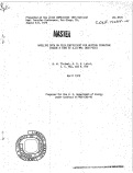 Cover page: BASELINE DATA ON FILM COEFFICIENT FOR HEATING ISOBUTANE INSIDE A TUBE AT 4.14 MPa (600 PSIA)