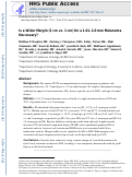 Cover page: Is a Wider Margin (2 cm vs. 1 cm) for a 1.01–2.0 mm Melanoma Necessary?