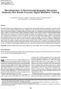 Cover page: Reconfiguration of Electroencephalography Microstate Networks after Breath-Focused, Digital Meditation Training