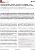 Cover page: Salmonella Infection Enhances Erythropoietin Production by the Kidney and Liver, Which Correlates with Elevated Bacterial Burdens