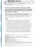 Cover page: Serum concentrations of polybrominated biphenyls (PBBs), polychlorinated biphenyls (PCBs) and polybrominated diphenyl ethers (PBDEs) in the Michigan PBB Registry 40&nbsp;years after the PBB contamination incident.