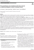 Cover page: The natural history of curve behavior after brace removal in adolescent idiopathic scoliosis: a literature review