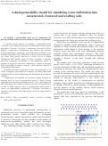 Cover page: A dual-permeability model for simulating water infiltration into unsaturated, fractured and swelling soils