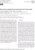 Cover page: Hydrostatic grounding line parameterization in ice sheet models