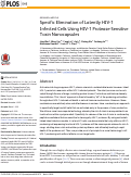 Cover page: Specific Elimination of Latently HIV-1 Infected Cells Using HIV-1 Protease-Sensitive Toxin Nanocapsules