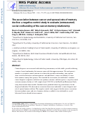 Cover page: The Association Between Cancer and Spousal Rate of Memory Decline