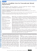 Cover page: IFT81 as a Candidate Gene for Nonsyndromic Retinal Degeneration.