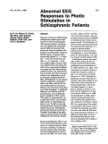 Cover page: Abnormal EEG responses to photic stimulation in schizophrenic patients.