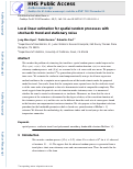 Cover page: Local Linear Estimation for Spatial Random Processes with Stochastic Trend and Stationary Noise