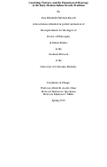 Cover page: Courtship, Violence, and the Formation of Marriage in the Early Modern Italian Novella Tradition