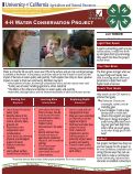 Cover page: 4-H Water Conservation Project