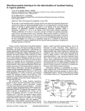 Cover page: Microfluorometric technique for the determination of localized heating in organic particles